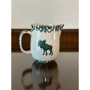 Moose Country Tienshan FolkCraft Creamer‎ Sponge Cabin Lodge Vintage